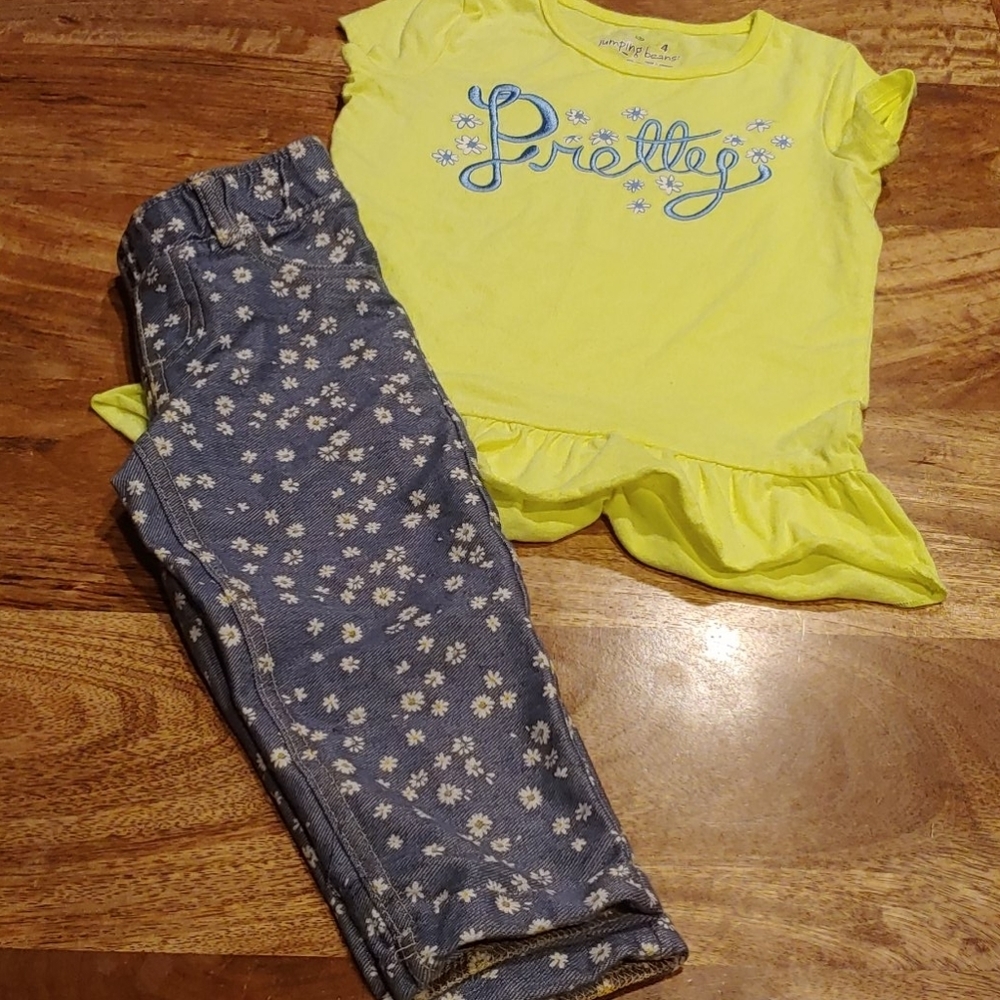Jumping Bean Matching Capri Set Size 4